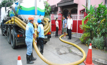 hút bể phốt tại ba đình